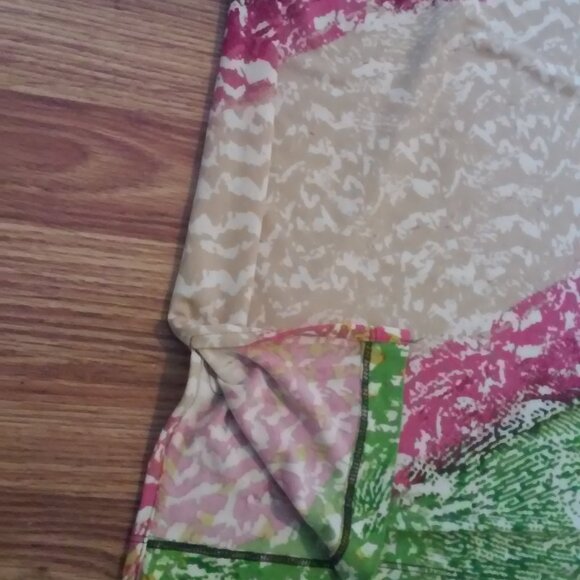 Dana Buchman Top Multi Color Perfect Sz L - Picture 6 of 6